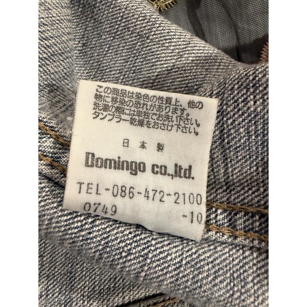 Vintage Floral Embroidered Mesh Patchwork Hippie Eclectic Denim Jacket Boho/2 - Picture 8 of 10